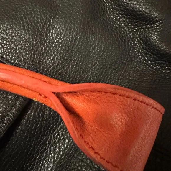 Stylish Black and Orange Women's Bag - Picture 7 of 9